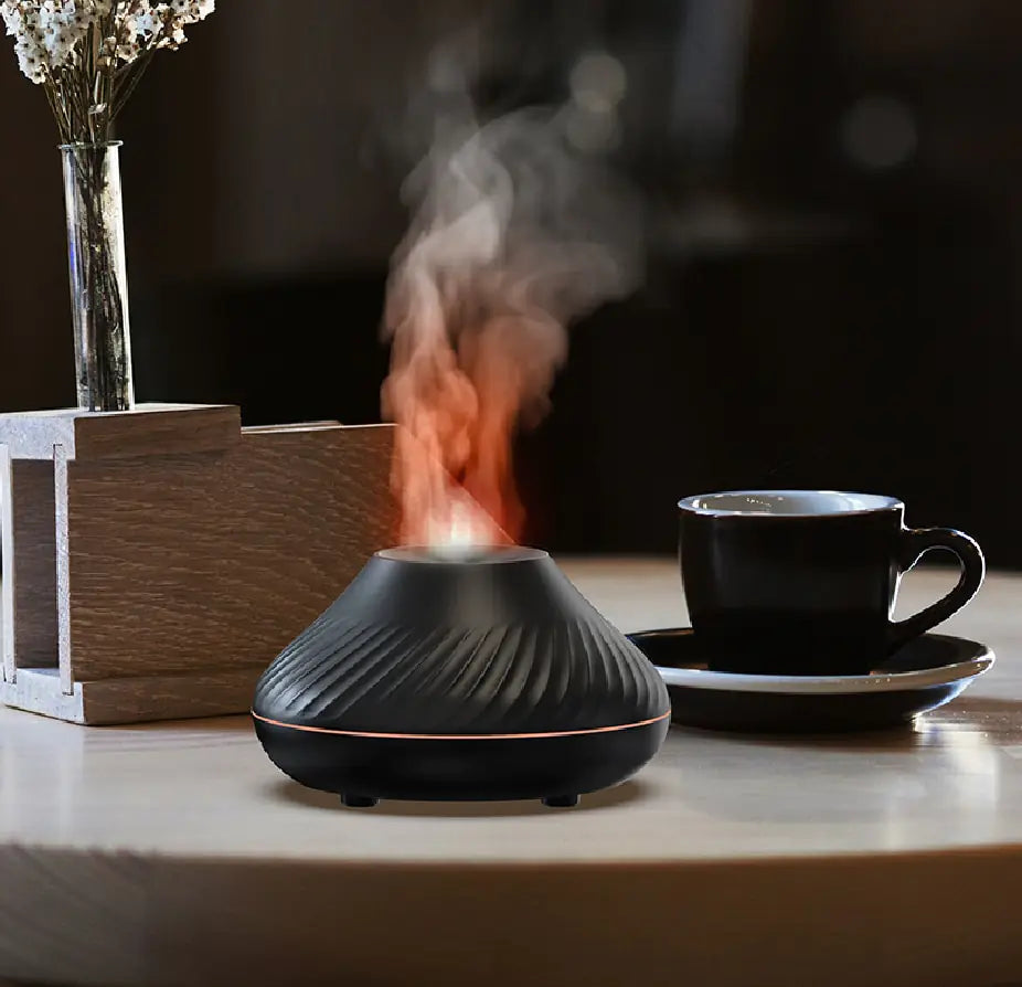 Volcanic Flame Aroma Diffuser Mood Setting