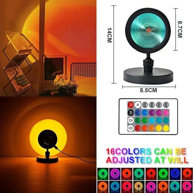 Mood Light Sunset Rainbow Lamp Projection Night Light