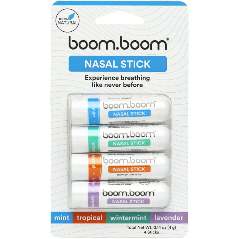 Boom Boom Nasal Stick 4 Pack