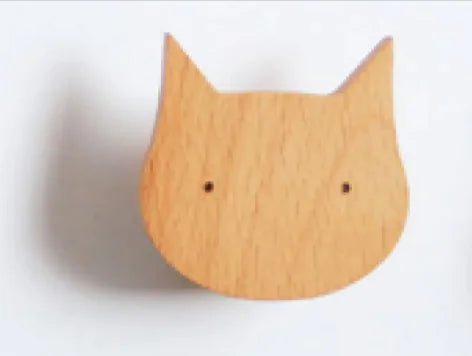 Simple Charming Animal Wooden Hanging Hook