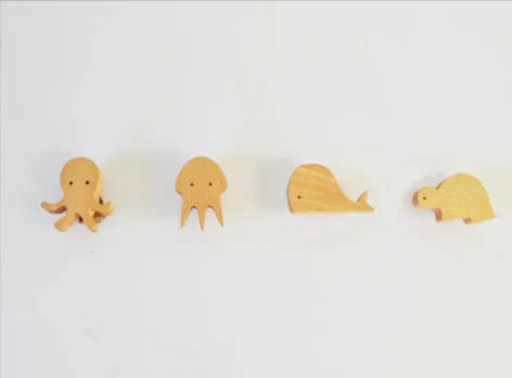 Simple Charming Animal Wooden Hanging Hook