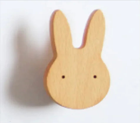 Simple Charming Animal Wooden Hanging Hook