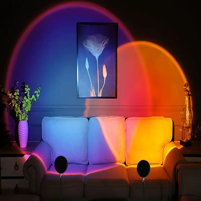 Mood Light Sunset Rainbow Lamp Projection Night Light