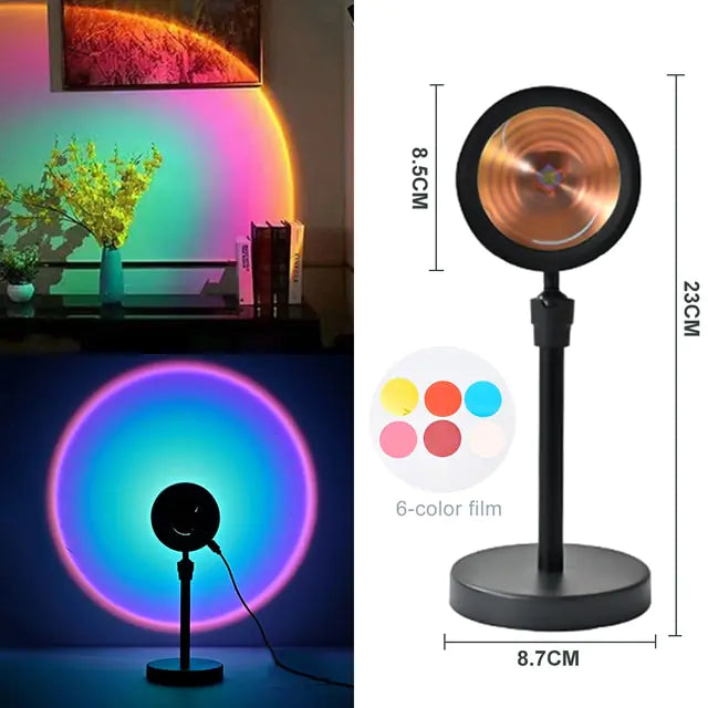 Mood Light Sunset Rainbow Lamp Projection Night Light