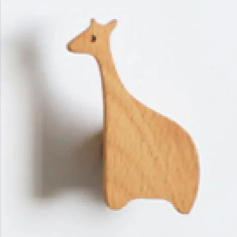 Simple Charming Animal Wooden Hanging Hook