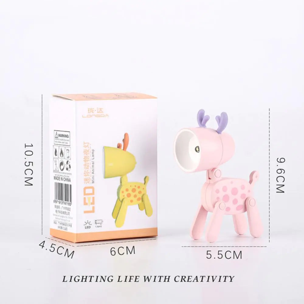 Animal Freinds LED Night Light Mini Folding Desk Lamp