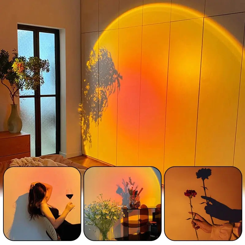 Mood Light Sunset Rainbow Lamp Projection Night Light