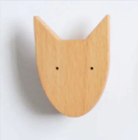 Simple Charming Animal Wooden Hanging Hook